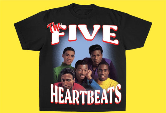 "THE FIVE HEARTBEATS 1991" TEE