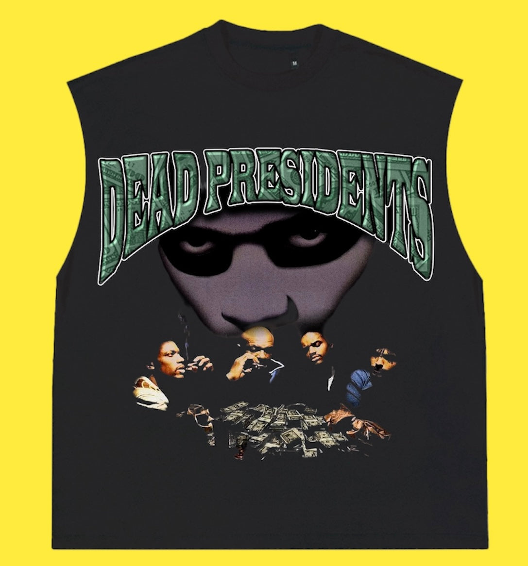 "DEAD PRESIDENTS 1995" SLEEVELESS TEE