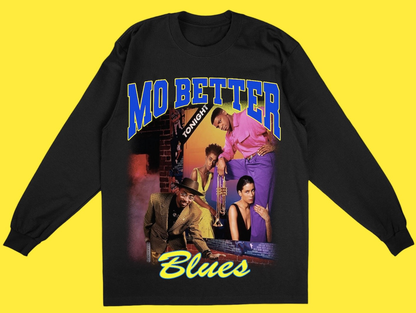 "MO’ BETTER BLUES 1990 " LONG SLEEVE TEE