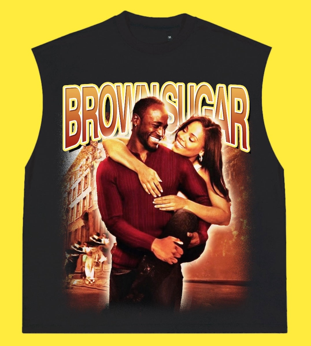 "BROWN SUGAR 2002" SLEEVELESS TEE