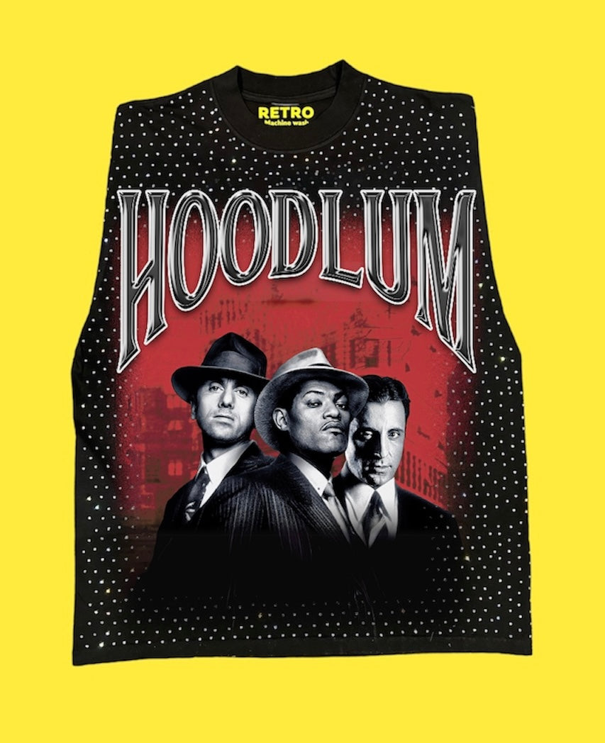 "HOODLUM 1997 " RETRO STAGE LIGHT SLEEVELESS TEE