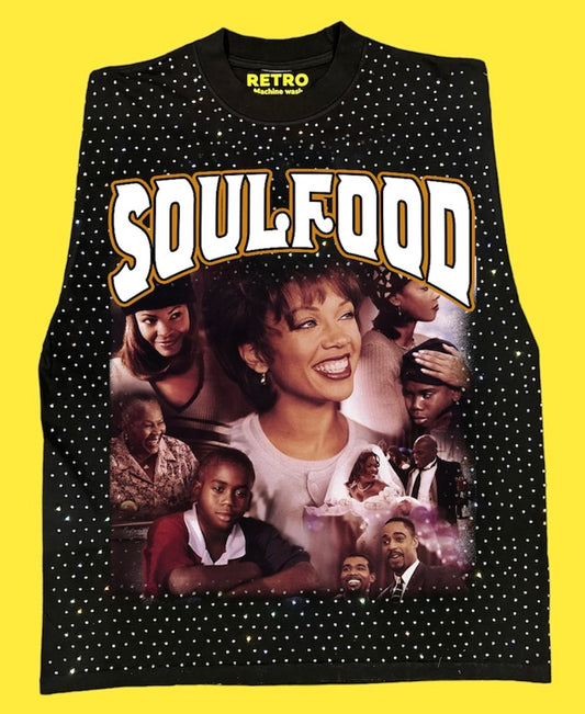 "SOUL FOOD 1997" RETRO STAGE LIGHT SLEEVELESS TEE