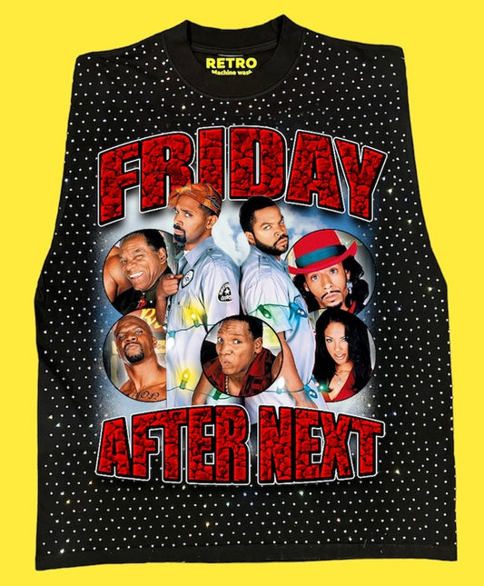 "FRIDAY AFTER NEXT 2002" RETRO STAGE LIGHT SLEEVELESS TEE