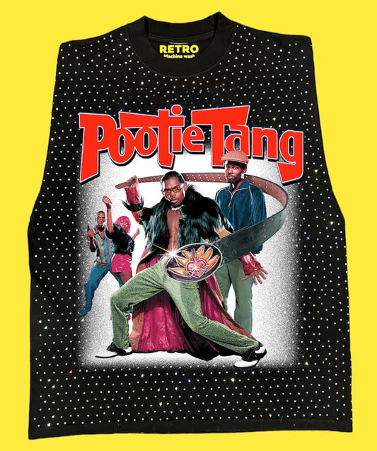 "POOTIE TANG 2001" RETRO STAGE LIGHT SLEEVELESS TEE