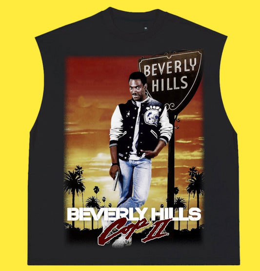 "BEVERLY HILLS COP 2 1987 " SLEEVELESS TEE