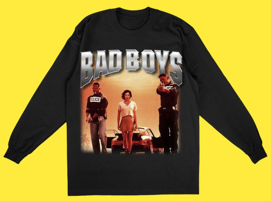 "BAD BOYS 1995 " LONG SLEEVE TEE