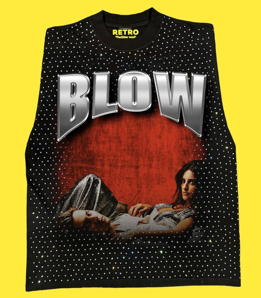 "BLOW 2001" RETRO STAGE LIGHT SLEEVELESS TEE