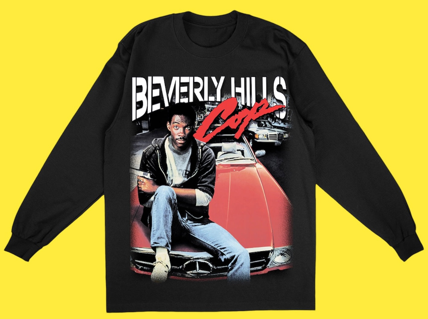 "BEVERLY HILLS COP 1984" LONG SLEEVE TEE