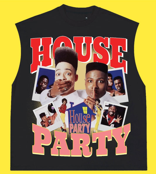 "HOUSE PARTY 1990" SLEEVELESS TEE