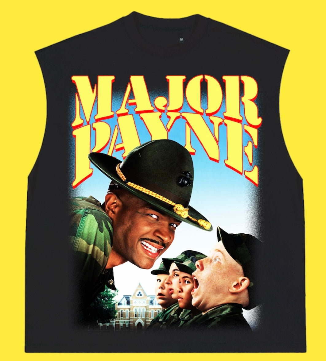 "MAJOR PAYNE 1995 " SLEEVELESS TEE