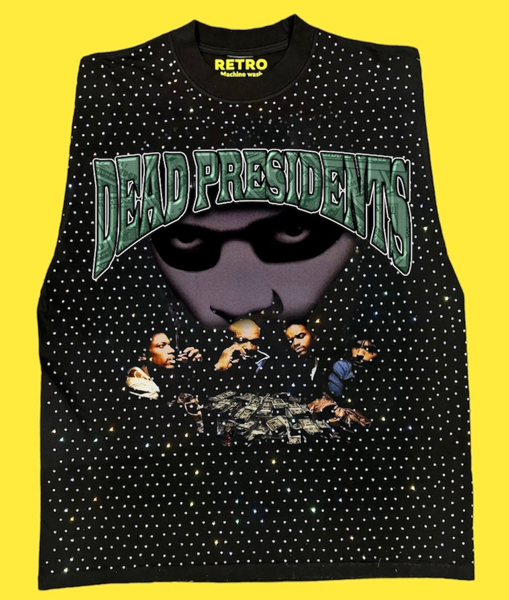 "DEAD PRESIDENTS 1995" RETRO STAGE LIGHT SLEEVELESS TEE