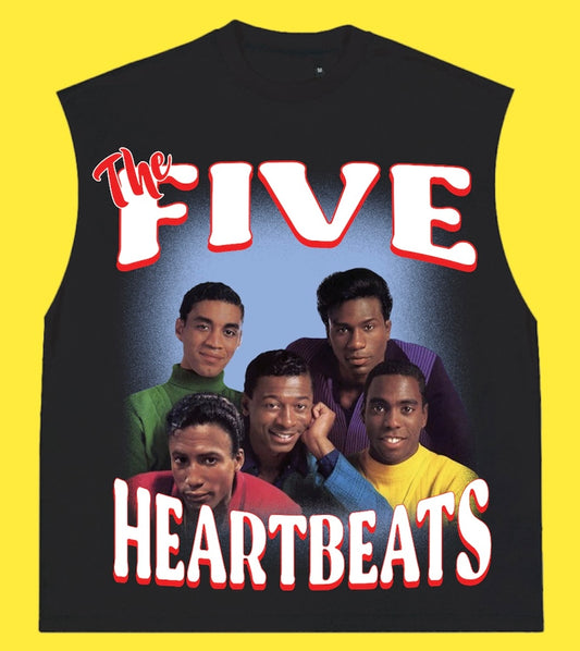 "THE FIVE HEARTBEATS 1991" SLEEVELESS TEE