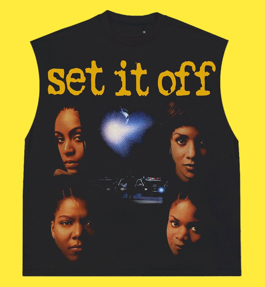 "SET IT OFF 1996" SLEEVELESS TEE