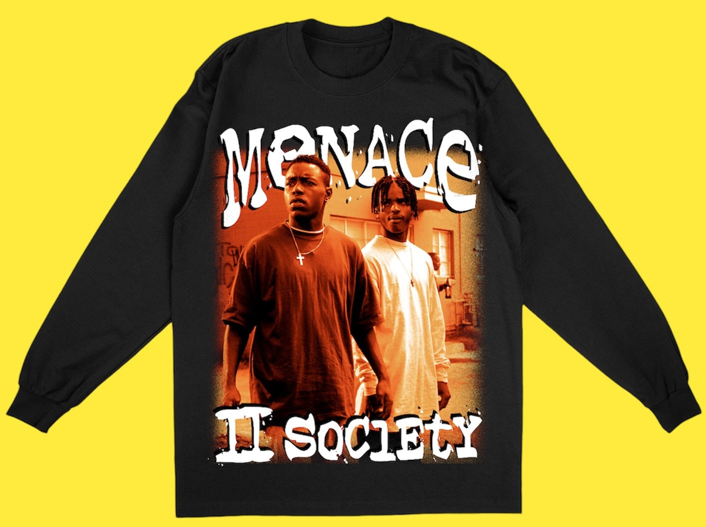 "MENACE 2 SOCIETY 1993" LONG SLEEVE TEE