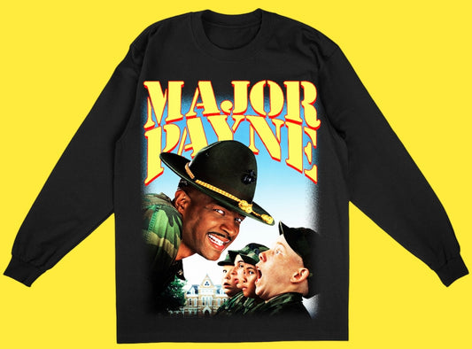 "MAJOR PAYNE 1995 " LONG SLEEVE TEE