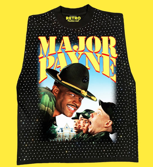 "MAJOR PAYNE 1995 " RETRO STAGE LIGHT SLEEVELESS TEE