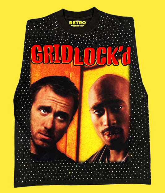 "Gridlock’d 1997" RETRO STAGE LIGHT SLEEVELESS TEE