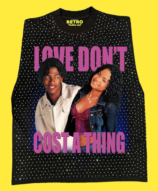 "LOVE DON’T COST A THING TEE 2003" RETRO STAGE LIGHT SLEEVELESS TEE