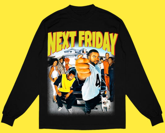 "NEXT FRIDAY 2000" LONG SLEEVE TEE