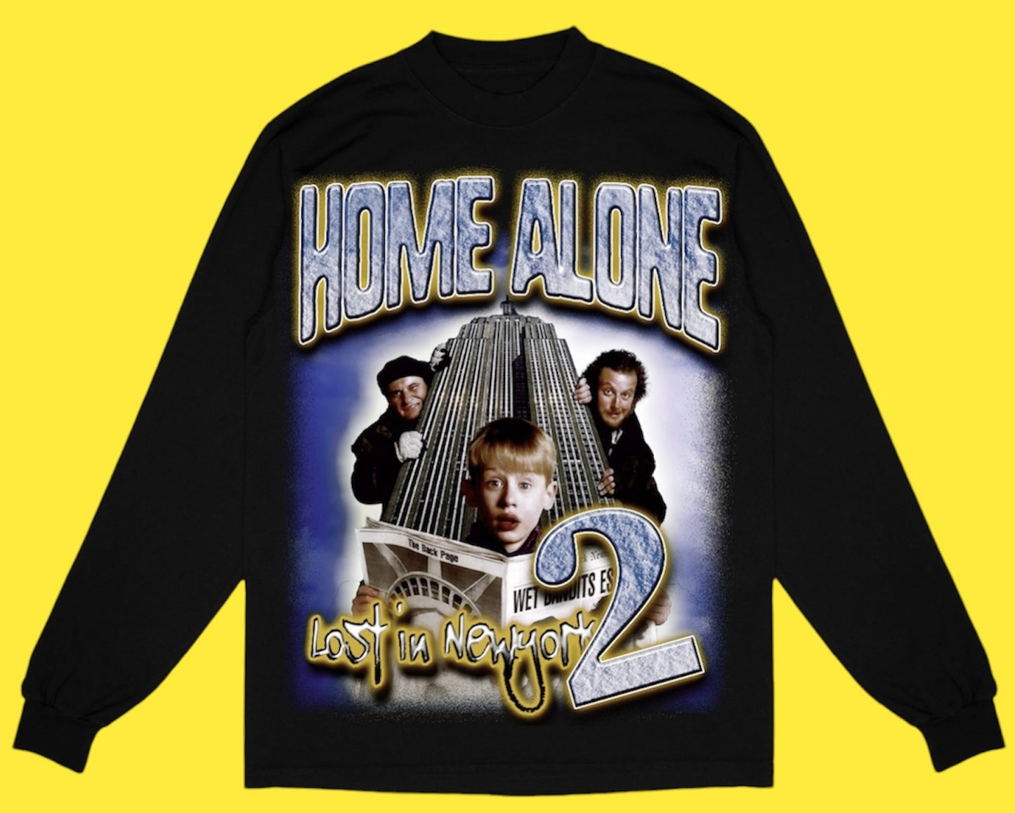 "HOME ALONE 1992" LONG SLEEVE TEE