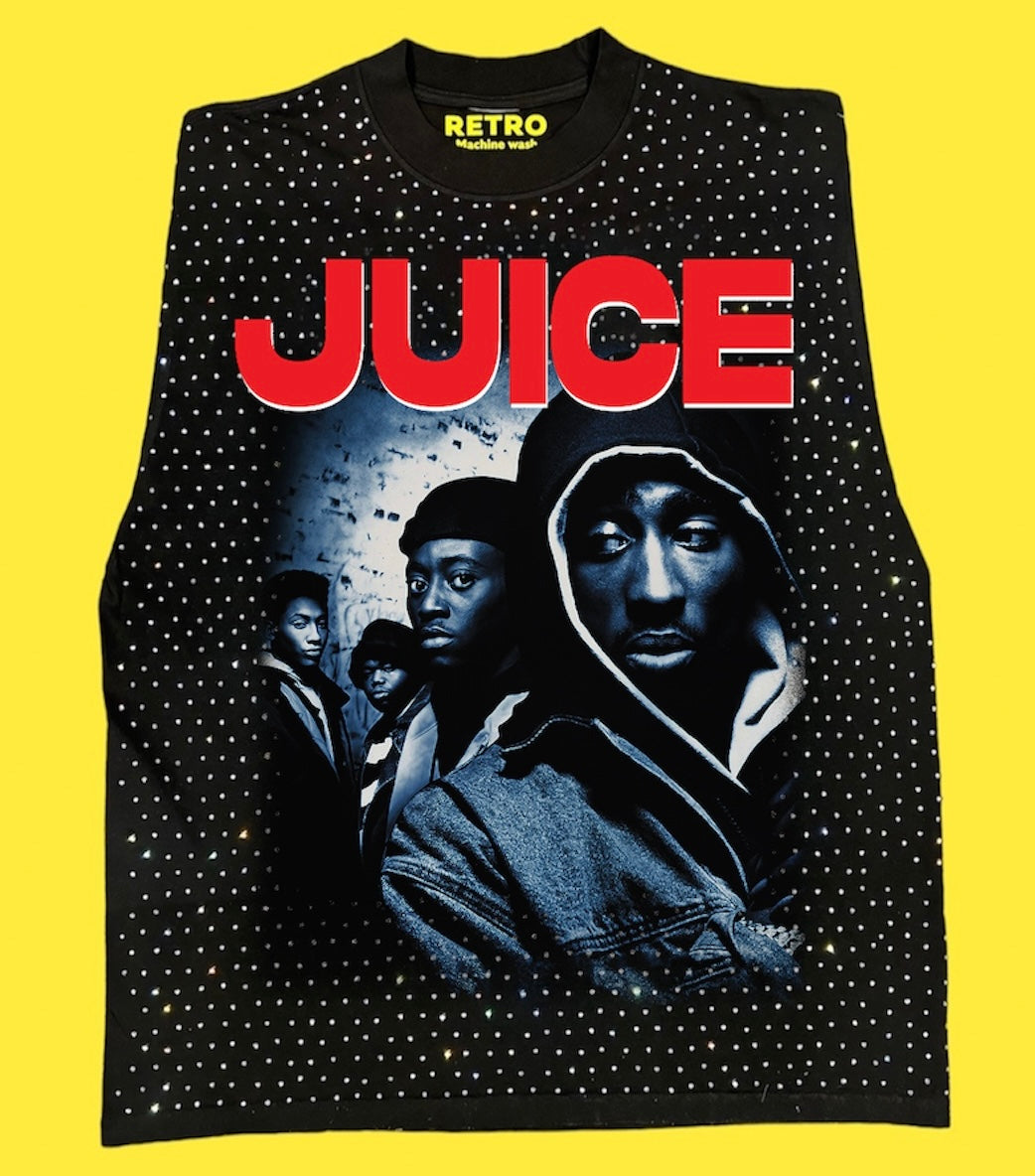 "JUICE 1992" RETRO STAGE LIGHT SLEEVELESS TEE