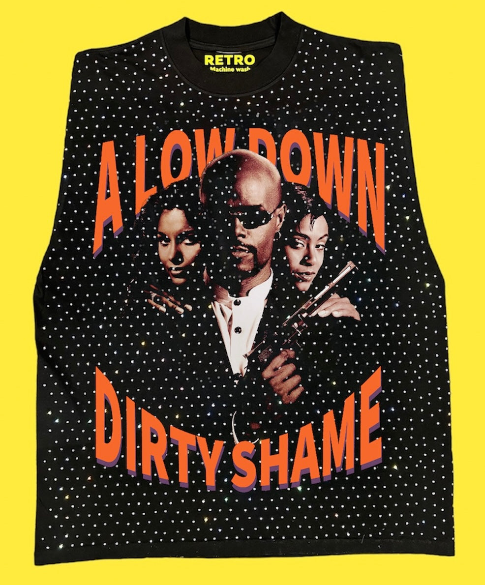 "A LOW DOWN DIRTY SHAME 1994" RETRO STAGE LIGHT SLEEVELESS TEE